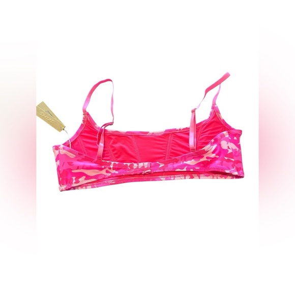 NWT Skims Signature Swim Corset Bikini Top in Pink Camo Sz XL - Picture 4 of 4